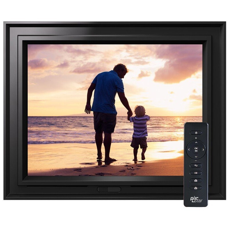 Multimediju atskaņotājs Pix-Star digitāla foto rāmītis Lux 10" / 1xUSB / Black / 16GB
