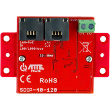 Adapteris PoE įtampos mažinimui ATTE SDIP-40-120 Adapteris PoE įtampos mažinimui ATTE SDIP-40-120