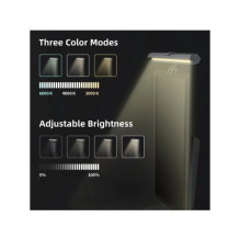 Equip monitor USB LED lamp with touch control 9 light levels Black Equip monitor USB LED lamp with touch control 9 light levels Black