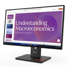 Monitor Lenovo LENOVO ThinkVision T24D-40 23.8 colių 1920x1080 IPS 120Hz USB-C dokas 96W Daisy Chain garsiakalbiai 2x2W Monitor Lenovo LENOVO ThinkVision T24D-40 23.8 colių 1920x1080 IPS 120Hz USB-C dokas 96W Daisy Chain garsiakalbiai 2x2W