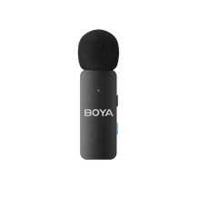 BOYA Microphone Wireless BY-V4 2.4GHz with 4 transmitters and 1 receiver (3.5mm connector) Black EU BOYA Microphone Wireless BY-V4 2.4GHz with 4 transmitters and 1 receiver (3.5mm connector) Black EU