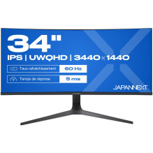 JAPANNEXT 86,4cm JN-IPS340UWQHD60C-C65W-HS izliekts UWQHD monitors JAPANNEXT 86,4cm JN-IPS340UWQHD60C-C65W-HS izliekts UWQHD monitors