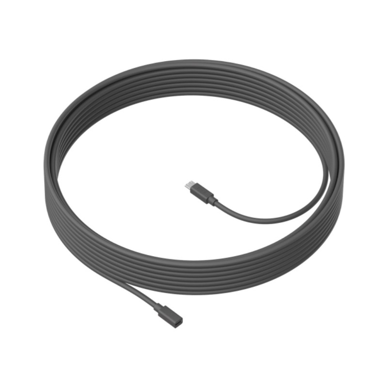 Logitech microphone extension cable for MeetUp Mic 10m Black (950-000005)