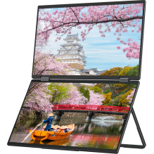 JAPANNEXT 39,6cm JN-DMD-IPS156F Dviejų monitorių FHD JAPANNEXT 39,6cm JN-DMD-IPS156F Dviejų monitorių FHD