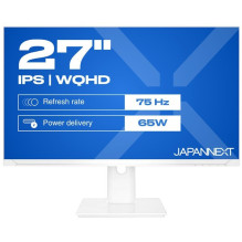 JAPANNEXT 68,6cm JN-IPS270WQHD75F-C65W-HSP-W HDMI / DP WQHD monitors JAPANNEXT 68,6cm JN-IPS270WQHD75F-C65W-HSP-W HDMI / DP WQHD monitors
