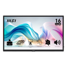 MSI PRO MP165DE E6 40cm FHD 16:9 LED HDMI USB Pārnēsājams TFT monitors MSI PRO MP165DE E6 40cm FHD 16:9 LED HDMI USB Pārnēsājams TFT monitors