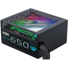 AZZA Power supply unit 650W ATX 80 Plus Bronze ARGB 120mm Black AZZA Power supply unit 650W ATX 80 Plus Bronze ARGB 120mm Black