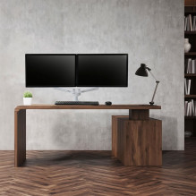 Ergotron stalo laikiklis 2 monitoriams iki 27 colių LX Dual (45-491-216) Ergotron stalo laikiklis 2 monitoriams iki 27 colių LX Dual (45-491-216)