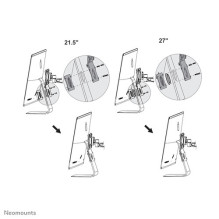 Neomounts Adapter plate 21.5"-27" iMac silicone Max15KG