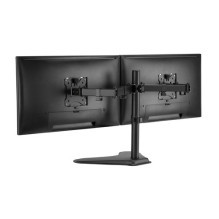 Equip table stand 17"-32" / 2TFT 360° Economy 8Kg Black lite Retail Equip table stand 17"-32" / 2TFT 360° Economy 8Kg Black lite Retail