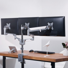 LogiLink Desk mount for 3 monitors 17" - 27" (BP0090) LogiLink Desk mount for 3 monitors 17" - 27" (BP0090)
