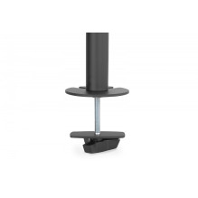 Vertical table holder 2xLCD max. 32 inches 8kg, with clamp, Black
