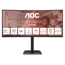 Monitorius CU34E4CV 34 colių 120Hz lenktas VA HDMIx2 DP RJ45 HAS garsiakalbiai