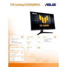 ASUS Monitor TUF Gaming VG259QMR5A (90LM0BR0-B01O71) (90LM0BR0B01O71)