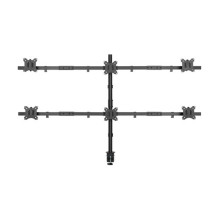 Equip Desk mount for 6 monitors 17" - 32" (650160) Equip Desk mount for 6 monitors 17" - 32" (650160)