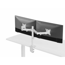 Equip table holder 17"-32" / 2TFT 360° with reinforcement 9Kg White retail Equip table holder 17"-32" / 2TFT 360° with reinforcement 9Kg White retail