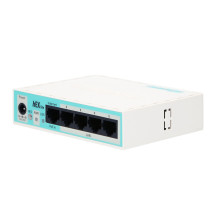 Mikrotik hEX lite wired router White Mikrotik hEX lite wired router White