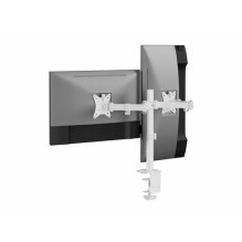 Equip table holder 17"-32" / 2TFT 360° with reinforcement 9Kg White retail Equip table holder 17"-32" / 2TFT 360° with reinforcement 9Kg White retail