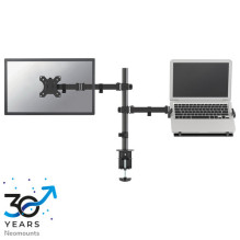 Neomounts Galda stiprinājums monitoram 10" - 32" un klēpjdatoram (FPMA-D550NOTEBOOK)