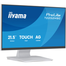 IIYAMA 54.5cm (21.5") T2252MSC-W2AG 16:9 Touch HDMI+DP+2xUSB IIYAMA 54.5cm (21.5") T2252MSC-W2AG 16:9 Touch HDMI+DP+2xUSB