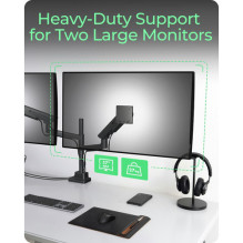 Icy Box Stalinis laikiklis 2 monitoriams 24" - 57" (IB-MS702-T) Icy Box Stalinis laikiklis 2 monitoriams 24" - 57" (IB-MS702-T)