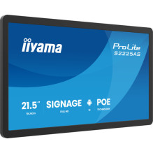 IIYAMA 54,6cm (21,5") monitors S2225AS-B1P 16:9 USB-C IPS IIYAMA 54,6cm (21,5") monitors S2225AS-B1P 16:9 USB-C IPS