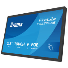 IIYAMA 55.0cm (21,5 colio) TW2223AS-B3P 16:9 „M-Touch“ USB-C „Android“ monitorius IIYAMA 55.0cm (21,5 colio) TW2223AS-B3P 16:9 „M-Touch“ USB-C „Android“ monitorius