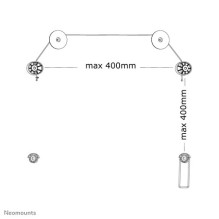 Newstar WAH 32"-55" 1TFT Juoda Max.20kg PLASMA-W8 Newstar WAH 32"-55" 1TFT Juoda Max.20kg PLASMA-W8