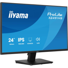 IIYAMA 60,5cm (23.8") X2491HS-B1 16:9 HDMI+DP IPS Speaker IIYAMA 60,5cm (23.8") X2491HS-B1 16:9 HDMI+DP IPS Speaker
