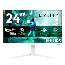 Monitors Philips Evnia 3000 24M2N3201P / 00 dators 60,5 cm (23.8") 1920 x 1080 px Full HD LCD White