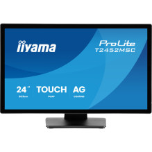 Iiyama ProLite T2452MSC-B2AG (60.5 cm (24 inch), Black (matte), FHD, IPS, Touchscreen, HDMI, DP, Anti-glare, 120Hz Panel Iiyama ProLite T2452MSC-B2AG (60.5 cm (24 inch), Black (matte), FHD, IPS, Touchscreen, HDMI, DP, Anti-glare, 120Hz Panel