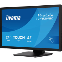 Monitorius iiyama ProLite T2452MSC-B2 kompiuterio monitorius 61 cm (24") 1920 x 1080 px Full HD lietimui jautrus ek Monitorius iiyama ProLite T2452MSC-B2 kompiuterio monitorius 61 cm (24") 1920 x 1080 px Full HD lietimui jautrus ek