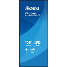 Monitors iiyama signage displejs Kiosks 2,66 m (104,6") Wi-Fi 500 cd / m UltraWide 5K HD Iebūvēts procesors Android