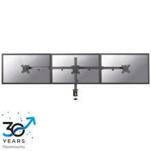 Neomounts Galda stiprinājums 3 monitoriem 10" - 27" (FPMA-D550D3BLACK)