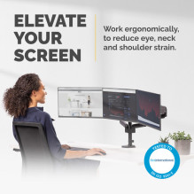 Fellowes galda turētājs 3 monitoriem līdz 27" Platinum (8042601) Fellowes galda turētājs 3 monitoriem līdz 27" Platinum (8042601)