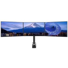 iiyama Desk mount for 3 monitors 10" - 27" (DS1003C-B1) iiyama Desk mount for 3 monitors 10" - 27" (DS1003C-B1)