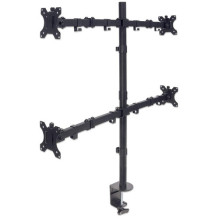 Manhattan galda turētājs 4 monitoriem 13" - 32" (461566) Manhattan galda turētājs 4 monitoriem 13" - 32" (461566)