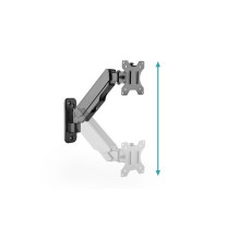 Simple wall mount, 1xLCD, max. 32", max. load 8kg, with gas spring, swivel Simple wall mount, 1xLCD, max. 32", max. load 8kg, with gas spring, swivel