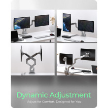 Icy Box Stalinis laikiklis 2 monitoriams 17" - 32" (IB-MS524-T) Icy Box Stalinis laikiklis 2 monitoriams 17" - 32" (IB-MS524-T)