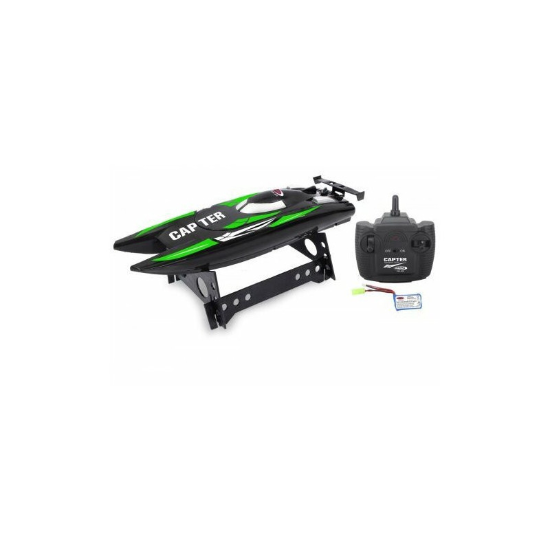 Jamara Speedboot LiPo 7,4V Juoda / žalia 2,4GHz