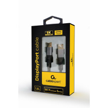 DisplayPort Cable - Gembird 8K Premium, 1.8 m DisplayPort Cable - Gembird 8K Premium, 1.8 m