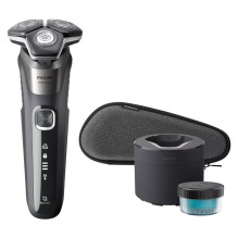 „Philips SHAVER Series 5000 S5887/50“ elektrinis skustuvas šlapiam ir sausam skutimui su 3 priedais