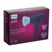 „Philips BHD360/20“ plaukų džiovintuvas, 2100 W, tamsiai mėlynas