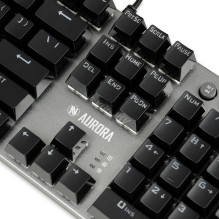 iBox Aurora K-4 klaviatūra, USB, QWERTY, juoda iBox Aurora K-4 klaviatūra, USB, QWERTY, juoda