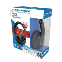 Esperanza EH163K Headphones with microphone Headband Black Esperanza EH163K Headphones with microphone Headband Black