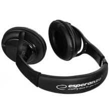 Esperanza EH163K Headphones with microphone Headband Black Esperanza EH163K Headphones with microphone Headband Black