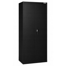 Iron Mate Mars Metallschrank für die Garage, RAL9005, 185 x 90 x 45 cm, schwarz