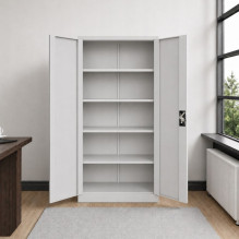 Iron Mate MARS Metal Garage Cabinet 185 x 90 x 45 Grey RAL7035