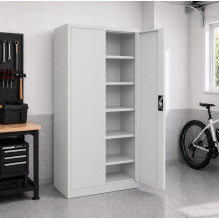 Iron Mate MARS Metal Garage Cabinet 185 x 90 x 45 Grey RAL7035