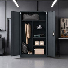 Iron Mate SATURN Metal Utility Cupboard 185x90x45 Anthracite RAL7016 Iron Mate SATURN Metal Utility Cupboard 185x90x45 Anthracite RAL7016